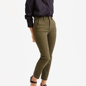 NWT Everlane The Slim Leg Crop Pant (0 R Green)